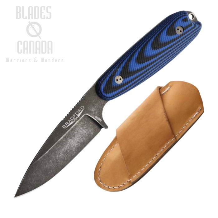 Bradford Guardian 3 Fixed Blade Knife, AEB-L Stonewash, G10 Black, 3FE001A Bradford Guardian 3 Fixed Blade Knife, AEB-L Stonewash, G10 Black, 3FE001A